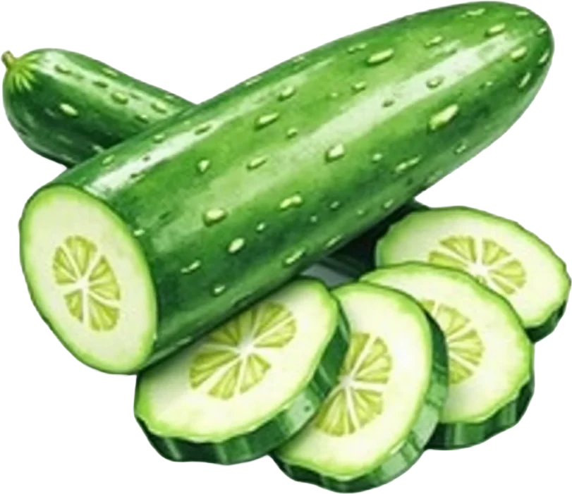 Fresh Cucumber Slices